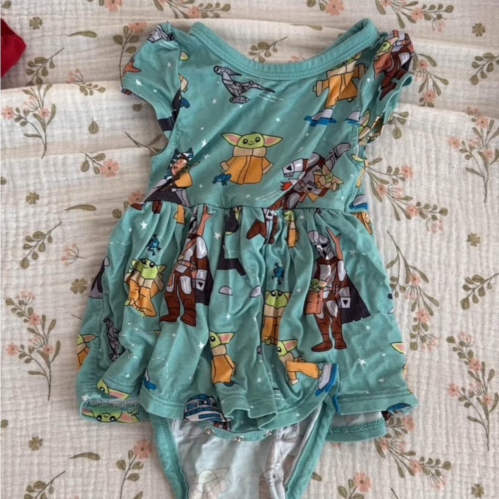 Green Baby Yoda Dress